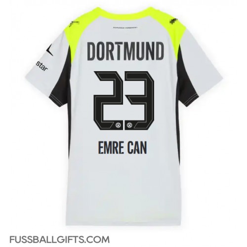 Borussia Dortmund Emre Can #23 Fußballbekleidung Auswärtstrikot Damen 2025-26 Kurzarm
